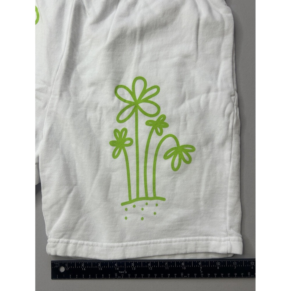 John Summit Off The Grid White Shorts Men's Sz Large EDM DJ 100% Cotton NWOT - Picture 6 of 7